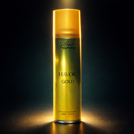 Havoc Gold Fresh Fragrance Body Spray For Men – 200ml