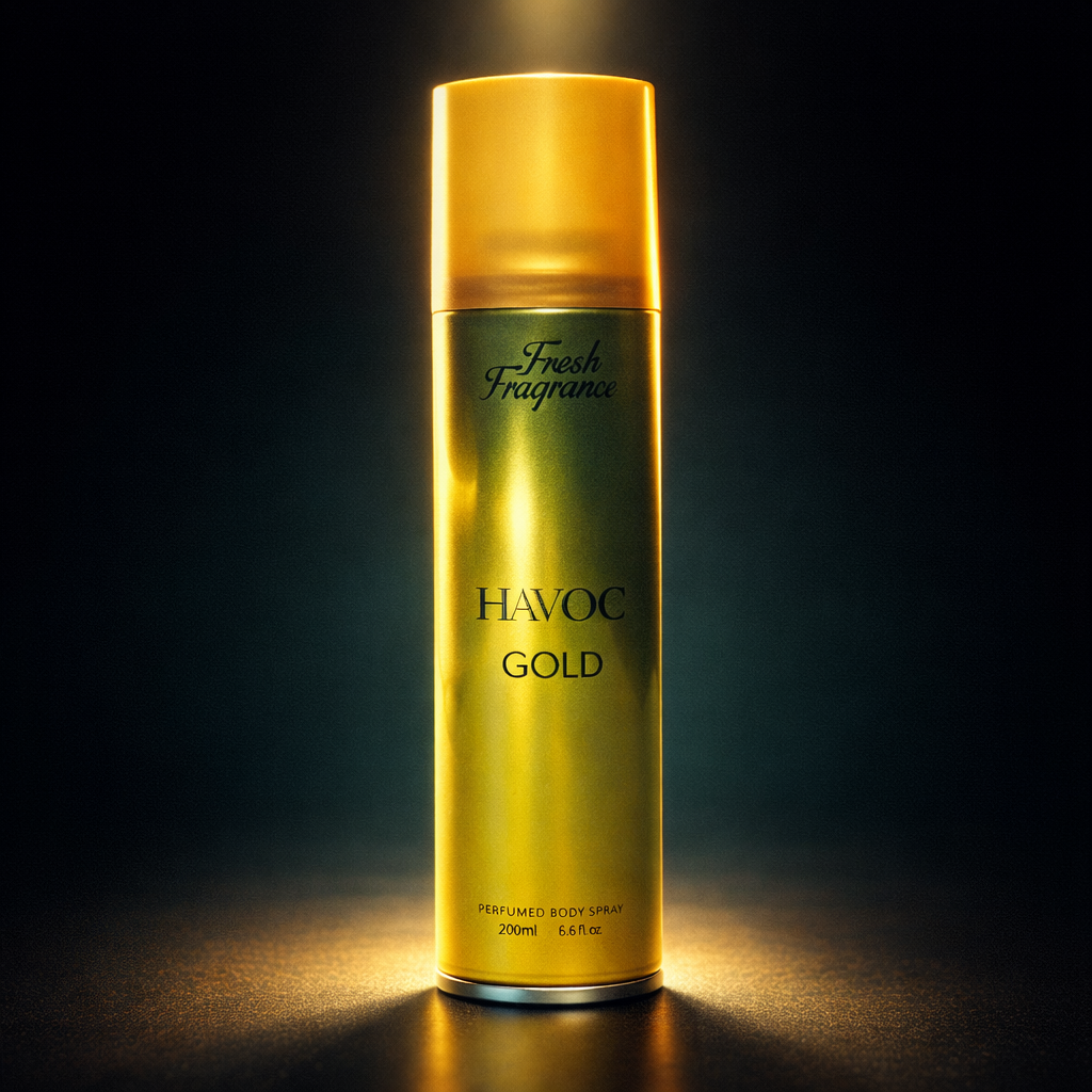 Havoc Gold Fresh Fragrance Body Spray For Men – 200ml