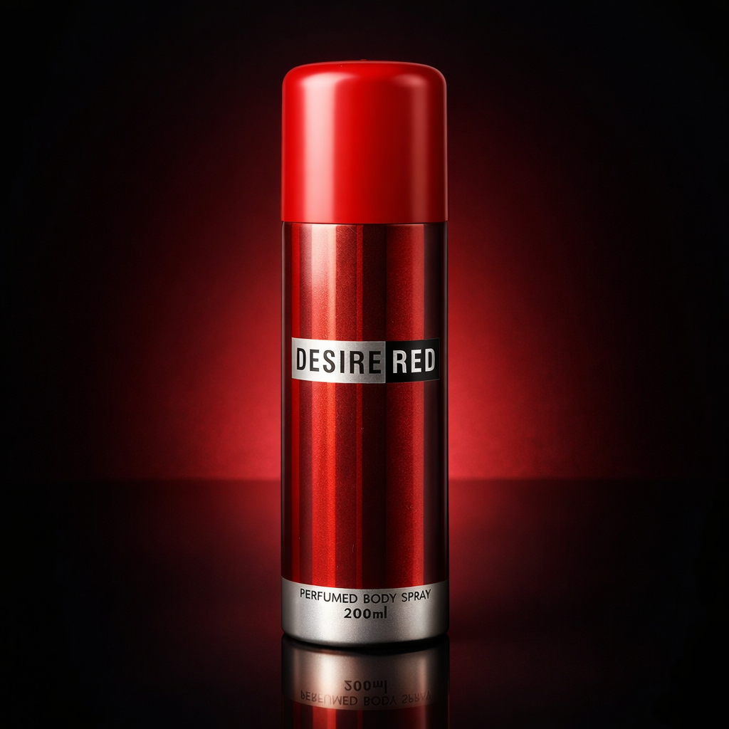 Desire Red Perfumed Body Spray For Men – 200ml