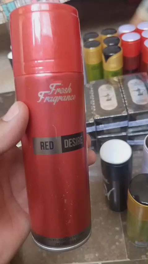 Desire Red Perfumed Body Spray For Men – 200ml